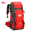 50L Travel Backpack Camping Men Large Hiking Bag Tourist Rucksack Waterproof Outdoor Sports Climbing Mountaineering Bag Luggage  ourlum.com 50L RD only Bag  