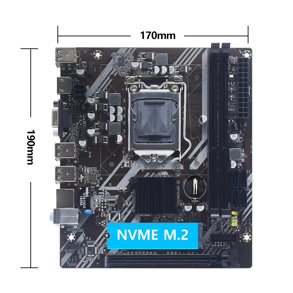 MUCAI H61 Motherboard: Enhanced Performance with NVME SSD  ourlum.com   