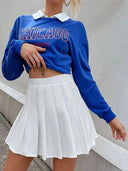 Effortless Elegance White A-line Skirt Stylish Korean Fashion