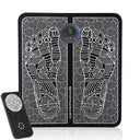 EMS Foot Massage Mat: Relax Sore Feet & Boost Circulation  ourlum.com With Remote Control  