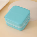 Portable Jewelry Storage Box Travel Organizer Case for Earrings Necklaces and Rings