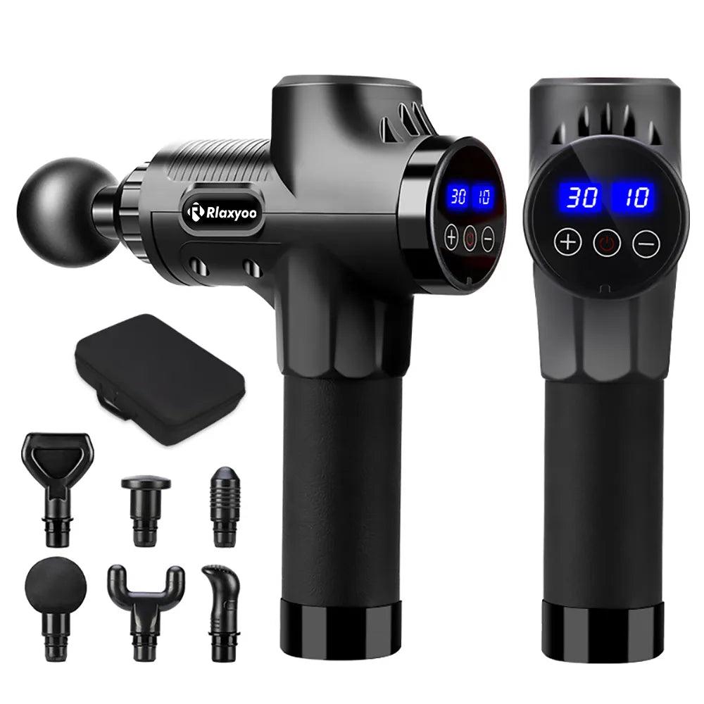 High frequency Massage Gun Muscle Relax Body Relaxation Electric Massager with Portable Bag Therapy Gun for fitness  ourlum.com   