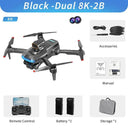  P15 Drone Pro: 8K Dual Camera Quadcopter for Extended Flight Time  ourlum.com Black Dual 8K-2B  