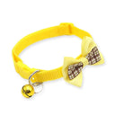 Adjustable Bow Tie Cat Dog Collar with Bell Pendant for Pet Fashionistas  ourlum.com   