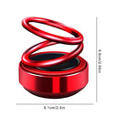 Elegant Car Perfume Double-ring Aroma Diffuser Solar Freshener