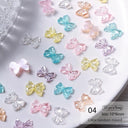 Auroras Butterfly 3D Nail Art Jewelry Unique Acrylic Beads Kit