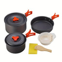 Lightweight Aluminum Camping Cookware Set for Hiking BBQ