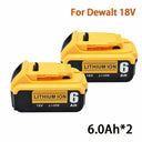 18V High-Capacity Lithium Battery for DeWalt Tools 5Ah