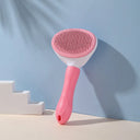 Pet Grooming Brush & Comb Set for Dogs & Cats: Stainless Steel Massage Tools  ourlum.com Pink  