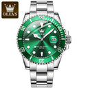 OLEVS Men's Stainless Steel Business Waterproof Watch Stylish Quartz