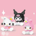 Hello Kitty Kuromi Building Block Set: Enchanting Sanrio Decor & Puzzle Fun  ourlum.com   