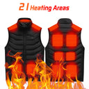 TODWARM Heated Vest 21 Areas Jacket for Men and Women 6XL