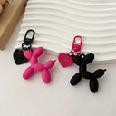 Cute Cartoon Balloon Dog Keychains for Whimsical Gift