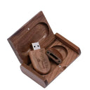 Wooden Engraved Logo USB Flash Drive: Custom Wedding Gift & Storage Options  ourlum.com   