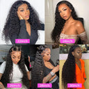 30 Inch Brazilian Loose Deep Wave Lace Front Wigs Water Curly