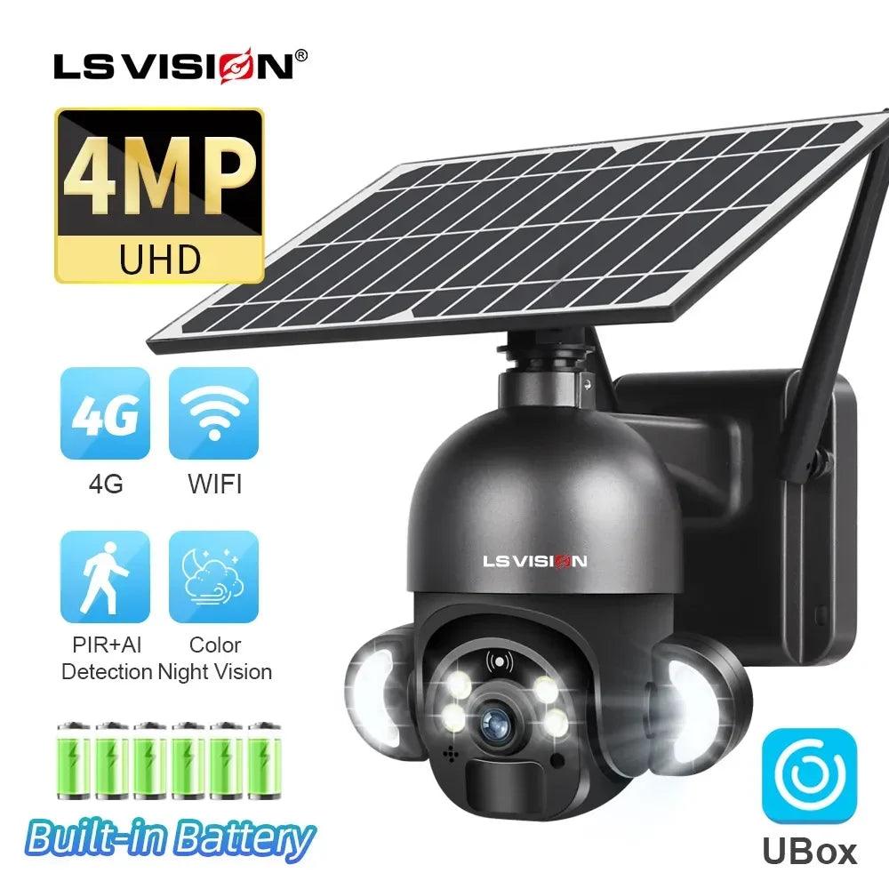 Solar Security Camera: Enhanced WiFi Outdoor Surveillance Camera  ourlum.com   