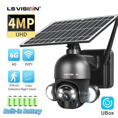 Solar Security Camera: Enhanced WiFi Outdoor Surveillance Camera