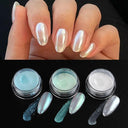 Aurora Nail Glitter Powder: Enchanting Gradient Shimmer Effects