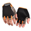 Fingerless Cycling Gloves for Men and Women - Breathable Anti Slip Fitness