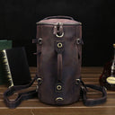 Luufan Unique Design Leather Backpack For Men Vintage