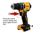 DeWalt DCD805 20V Brushless Cordless Impact Drill 1/2 In