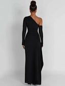 Mozision Maxi Dress Seductive Night Outfit for Club Goddesses