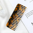 Wide Teeth Acetate Hair Combs Anti-static Massage Hair Brush Hairdressing Colorful Hairdress Salon Styling Traveling Accessories  ourlum.com NO.5 11.8x4.6cm  