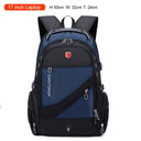 2024 Waterproof 17/20 Inch Laptop Backpack Men Airplane Travel Backpack Women Oxford Rucksack Male School Bag modern Mochila  ourlum.com Navy Blue Russian Federation 