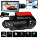 360-Degree Dual Lens Dash Cam: HD Video Recorder with Night Vision  ourlum.com   