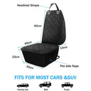 Dog Car Front Seat Cover Waterproof Non-Slip for Pets