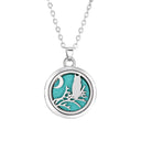 Stainless Steel Tree of Life Aromatherapy Necklace Gift for Women