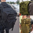 Large Capacity Waterproof Tactical Backpack for Men, 3P Softback, Outdoor Bug Rucksack, Hiking, Camping, Hunting Bags, 50L  ourlum.com   