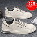 White Autumn Leisure Flats Men's Shoes for Casual Wear