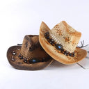 2024 Spring/Summer Spanish Vintage Cowboy Straw Hat Unisex