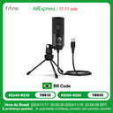 FIFINE USB Condenser Microphone with Gain Knob K669