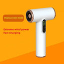 Portable Rechargeable Hair Dryer USB Charging LCD Display