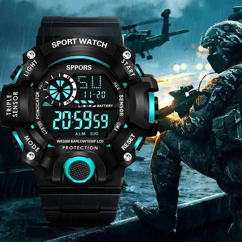 Fashionable UTHAI H117 Men's Sports Watch with Waterproof Design  ourlum.com   