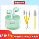 Lenovo LP40 Pro Wireless Bluetooth Earbuds with TWS Sound