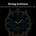 Luxury Waterproof Chronograph Watch for Men Stylish Timepiece