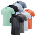 Quick Dry Men Running T-shirt Fitness Sports Top Gym Training Shirt Breathable Jogging Casual Sportswear