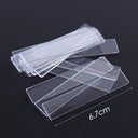 1Set False Nail Tips Nail Art Display Stand Transparent Practice Acrylic Gel Polish Holder Strip Manicure Showing Tools JI151-1  ourlum.com   