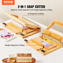 VEVOR Soap Cutter Cut 1-12 Bars Precisely Bamboo Slicer