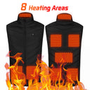 TODWARM Heated Vest 21 Areas Jacket for Men and Women 6XL