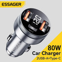 Essager Car Charger: High-Speed PD Fast Charging - Three-Port Design  ourlum.com   