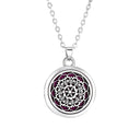 Stainless Steel Tree of Life Aromatherapy Necklace Gift for Women