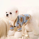 Luxury Pet Striped Cardigan Sweater - Warm Stylish Quality