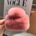 Crab Plush Fur Hair Clip: Trendy Accessory for Girls