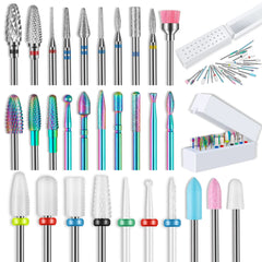 Ceramic Diamond Nail Bit Set: Salon-Quality Manicures & Pedicures