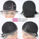 Short Pixie Cut Lace Front Wig Brazilian Human Hair Bob