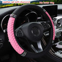 Car Steering Wheel Cover Without Inner Ring 37-38cm Breathable